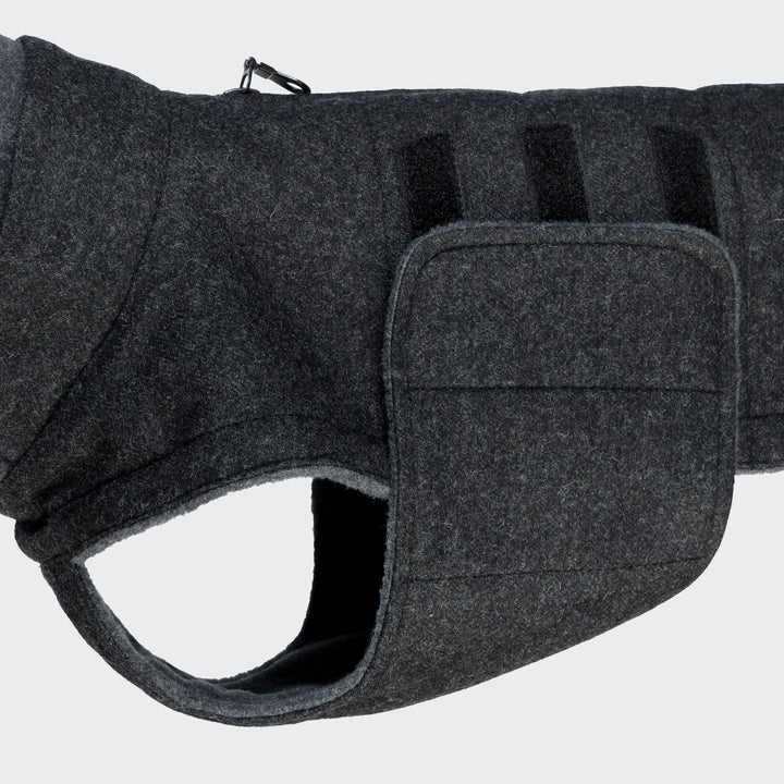 Dachshund Coat Brooklyn Flannel Anthra Grey from Cloud 7