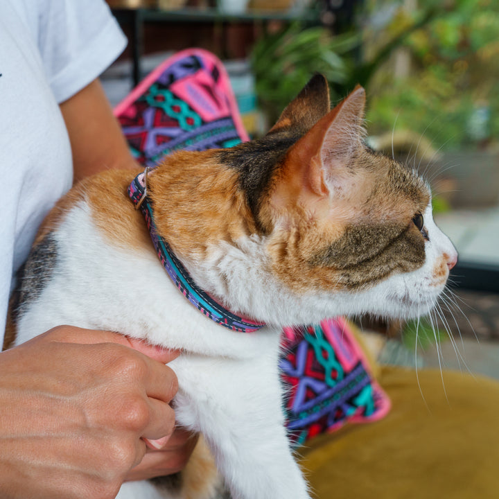 Mud Cloth Cat Collar by Hiro + Wolf
