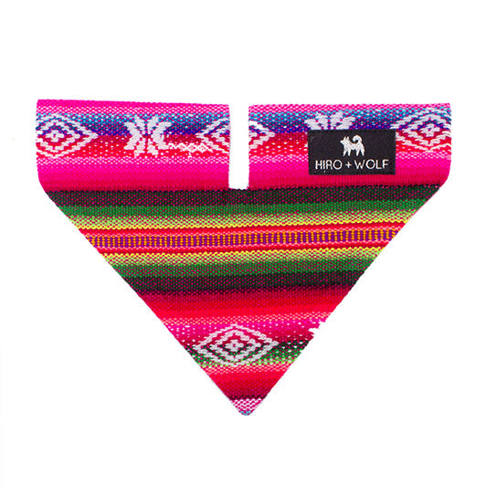 Inca Pink Dog Bandana by Hiro + Wolf