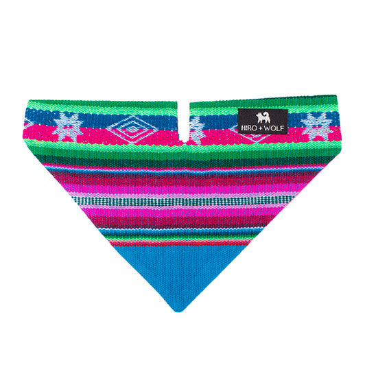 Inca Blue Dog Bandana by Hiro + Wolf
