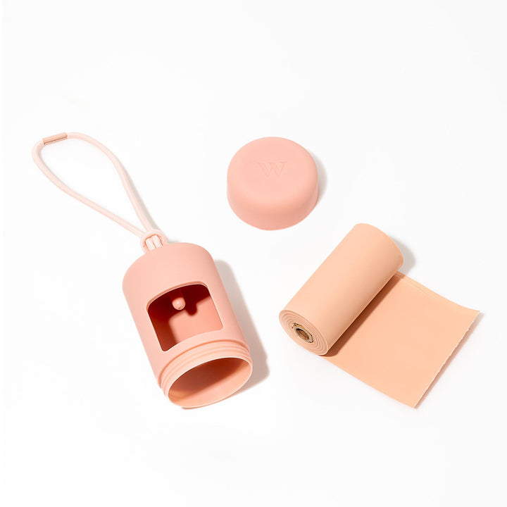 Wild One Poop Bag Carrier - Blush